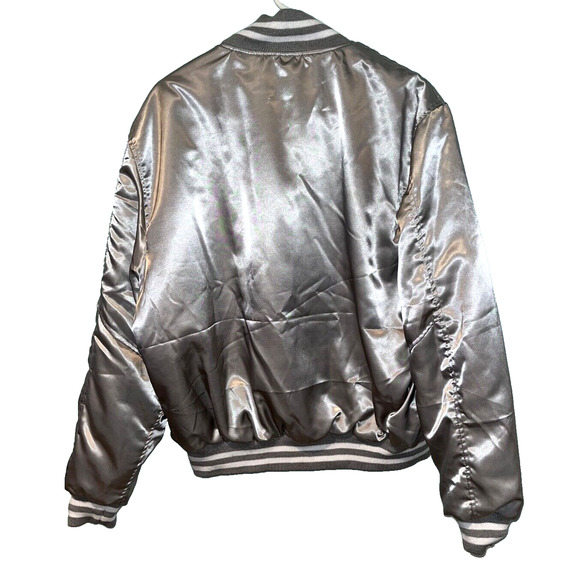 Jet Life Apparel Satin Bomber Jacket Very Rare Curren$y Brand Size XL NWOT - Picture 10 of 13
